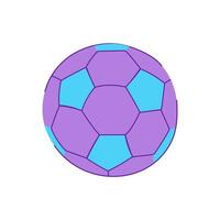 symbol soccer ball cartoon vector illustration