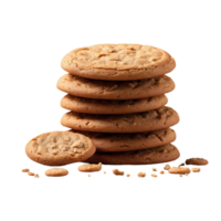 AI generated Healthy whole wheat cook isolated on transparent background png