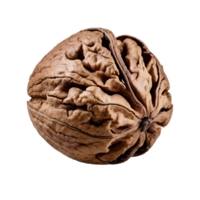 AI generated walnut isolated on transparent background png