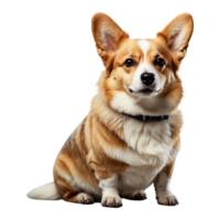 ai generato bellissima corgi isolato su trasparente sfondo png