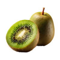 AI generated Kiwi fruit isolated on transparent background png