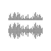 Sound waves vector illustration