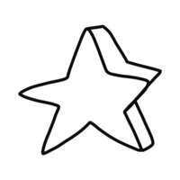 icono de estrella de dibujos animados png