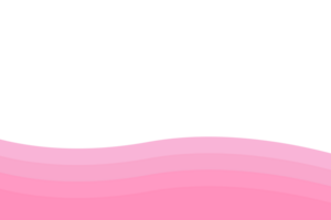 Pink corner border on transparent background png