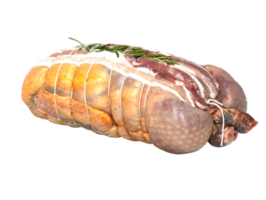 gerollt und ausgestopft Hähnchen Fleisch png