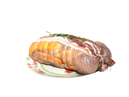 rolled and stuffed chicken meat png