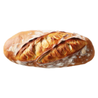 ai generiert traditionell gebacken Brot png