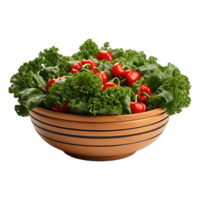 AI generated basket with vegetable png