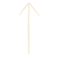 superiore freccia su freccia schizzo linea freccia elemento png
