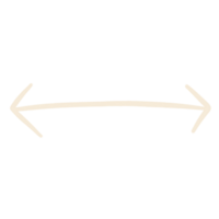 Double Arrow Two Way Arrow Sketch Line Arrow Element png