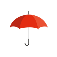 röd öppnad paraply, närbild png