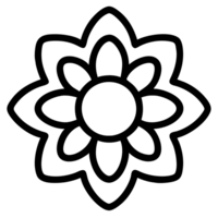 bellissimo fiore schema png