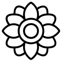 bellissimo fiore schema png