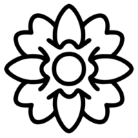 bellissimo fiore schema png