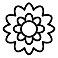 bellissimo fiore schema png