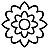 bellissimo fiore schema png