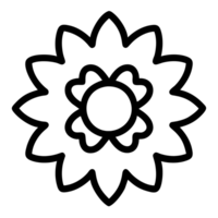 bellissimo fiore schema png