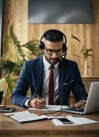 AI generated Business Man AI-generate Image photo