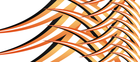 abstrakt Adler Flügel Feder Orange Gradient Hintergrund transparent png