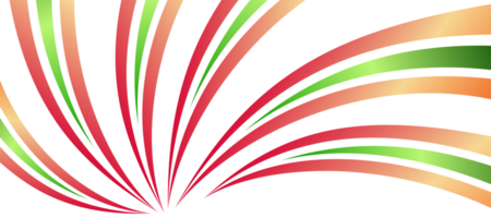 astratto arcobaleno flusso curva pendenza tricolore indiano bandiera sfondo trasparente png