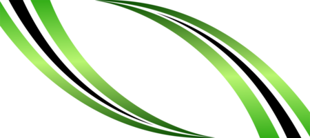 astratto fluente verde pendenza spirale arricciare modello sfondo trasparente png