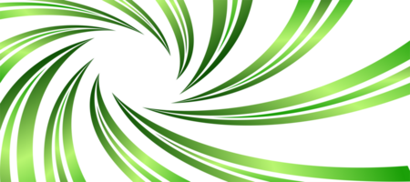 abstrato vórtice verde gradiente fluindo espiral ondulação modelo fundo transparente png