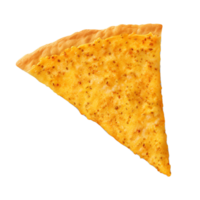 AI generated Floating Pizza Slice Template on Transparent Background png