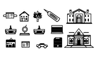 bundle of school supplies icons vector illustration designicon set line style.