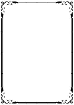 Thai pattern frame, vintage pattern border