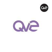 Letter QV2 Monogram Logo Design vector