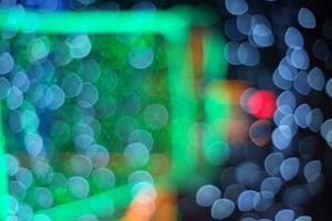 Abstract Beautiful Bokeh Light Background. photo