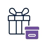 gift icon. vector line icon for your website, mobile, presentation, and logo design.