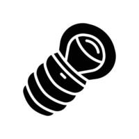 sleeping bag icon. vector glyph icon for your website, mobile, presentation, and logo design.