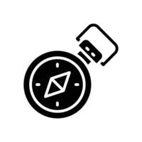 compass icon. vector glyph icon for your website, mobile, presentation, and logo design.