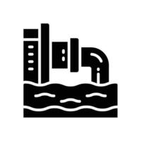 sewage icon. vector glyph icon for your website, mobile, presentation, and logo design.