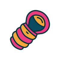 sleeping bag icon. vector filled color icon for your website, mobile, presentation, and logo design.