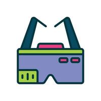 smart glasses icon. vector line icon for your website, mobile, presentation, and logo design.