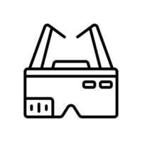 smart glasses icon. vector line icon for your website, mobile, presentation, and logo design.