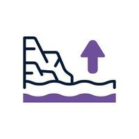 sea level icon. vector dual tone icon for your website, mobile, presentation, and logo design.