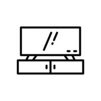 television icon. vector line icon for your website, mobile, presentation, and logo design.