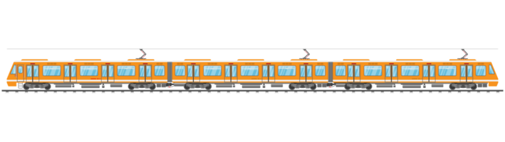 Detailed Underground Train Car png