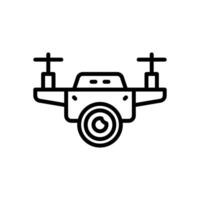 drone camera icon. vector line icon for your website, mobile, presentation, and logo design.