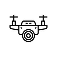 drone camera icon. vector line icon for your website, mobile, presentation, and logo design.