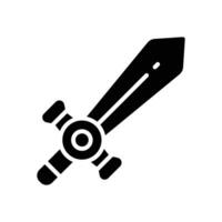 fantasy sword icon. vector glyph icon for your website, mobile, presentation, and logo design.