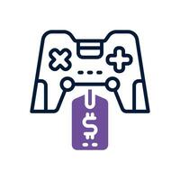 gaming sale icon. vector line icon for your website, mobile, presentation, and logo design.