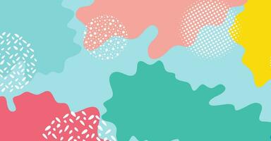 Abstract creative background with geometric shape and color vector