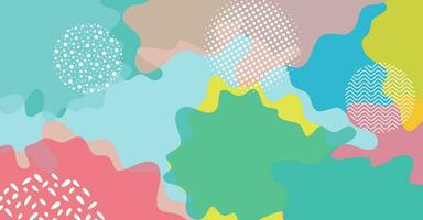 Abstract creative background with geometric shape and color vector