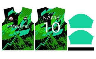 Soccer jersey design for sublimation or football jersey design vector