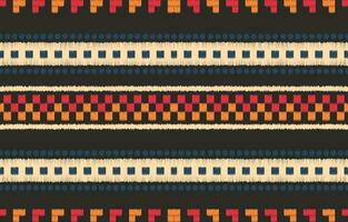 Ethnic abstract ikat art. Aztec ornament print. geometric ethnic pattern seamless  color oriental.  Design for background ,curtain, carpet, wallpaper, clothing, wrapping, Batik, vector illustration.