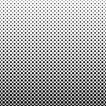 Monochrome Dot Pattern Background - Abstract Vector Design